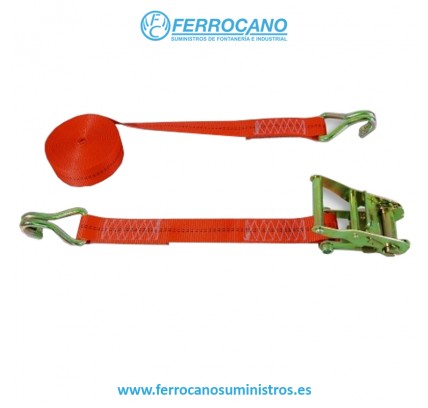 TRINCAJE TRANSPORTE GANCHO CERRADO 1000/2000 KG 35MM 6 METROS NIVEL