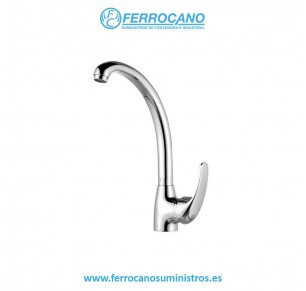 MONOMANDO FREGADERO VERTICAL KALLA ENKEL CAÑO CONFORMADO CROMO 23601