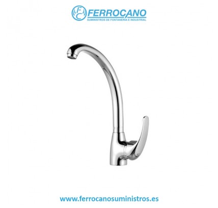 MONOMANDO FREGADERO VERTICAL KALLA ENKEL CAÑO CONFORMADO CROMO 23601