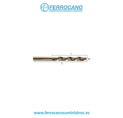 BROCA HEPYC HSSCO CILINDRICA DIN-338N 7.50MM 1105