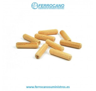 ESPIGA ENSAMBLAR REI MADERA 10X40 MM (25 UDS)