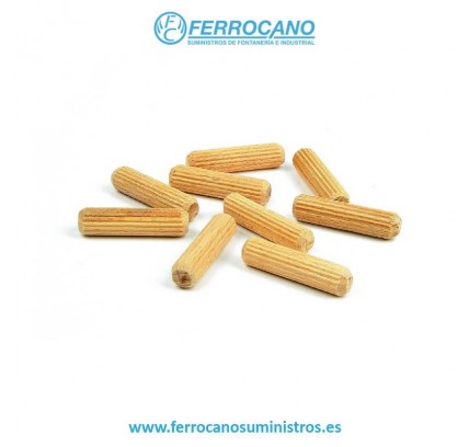 ESPIGA ENSAMBLAR REI MADERA 10X40 MM (25 UDS)