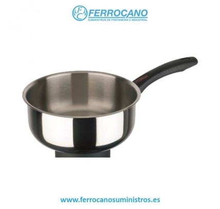 CAZO ACERO INOXIDABLE INOXIBAR INDUCCIÓN 16CM