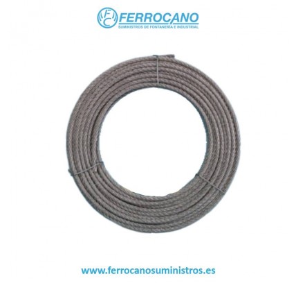 CABLE ACERO GALVANIZADO 6MM X 100 METROS