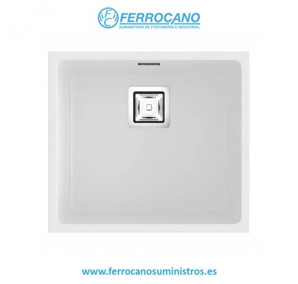 FREGADOR POALGI ZIE 50 1S BLANCO MATE SOFT