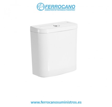TANQUE BAJO ROCA ACCESS A/INFERIOR CON TAPA Y MECANISMO DOBLE PULSADOR BLANCO A341231000