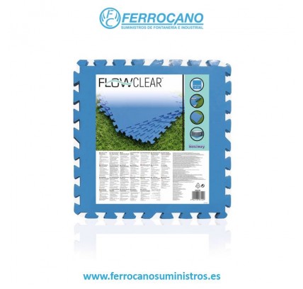 LOSETA ESPUMA EVA 50X50 AZUL BESTWAY