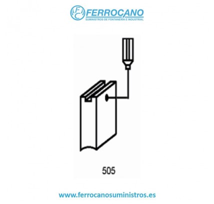 JUEGO ESCOBILLAS ASEIN PVC 2 PIEZAS 1129J