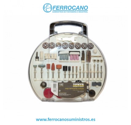 JUEGO ACCESORIOS MULTIHERRAMIENTA NIVEL 192PZAS