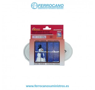 BURLETE CAUCHO PERFIL E 9MMX6MT BURCASA BLANCO