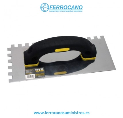 LLANA DENTADA NIVEL 280X120MM DIENTE 10MM