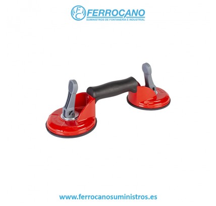VENTOSA RUBI DOBLE SUPERFICIES RUGOSAS RM 120MM 55KG 66952