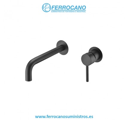 MONOMANDO LAVABO EMPOTRADO IMEX ETNA NEGRO GLT023/NG