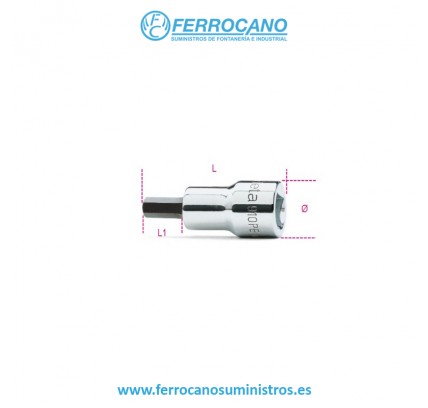 LLAVE VASO ALLEN BETA 3/8" 6MM