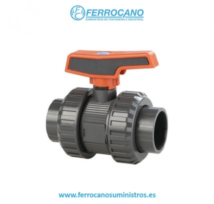 VALVULA ESFERA PVC CEPEX PEGAR 63 PN-16 36506