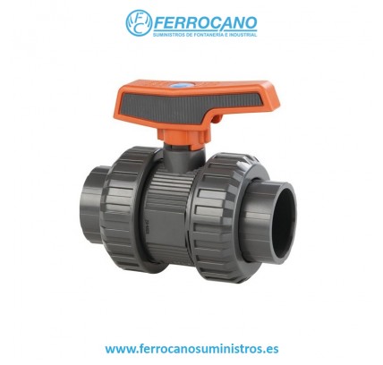 VALVULA ESFERA PVC CEPEX PEGAR 75 PN-16 36507