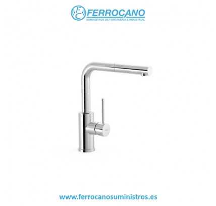 MONOMANDO FREGADOR MAX-TRES CAÑO EXTRAIBLE CROMO 162437
