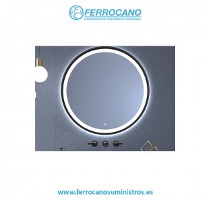 ESPEJO LED SEYCHELLES 80 4000K 13TOU6/LCD + LED 480COB BLANCO