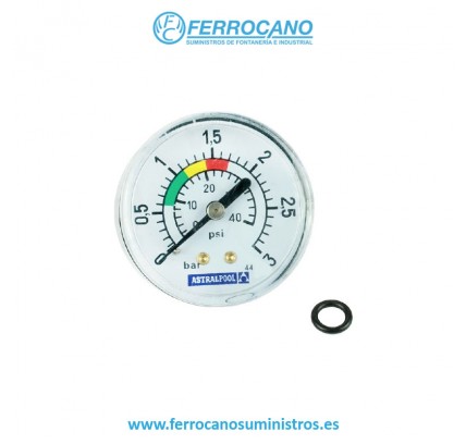 MANOMETRO PISCINA 1/8' 3KG 4404010103