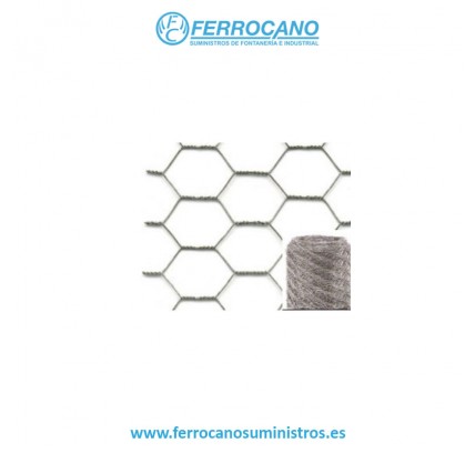 MALLA CERCADO NIVEL TRIPLE TORSIÓN 51X0,9MM ACERO GALVANIZADO 1X50 METROS