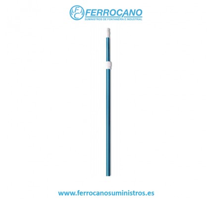 MANGO PISCINA QUIMICAMP TELESCOPICO 1.22-2.44MT PALOMILLAS