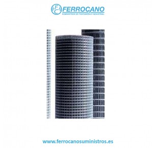 MALLA CERCADO NIVEL ELECTROSOLDADA 19X19X1,4MM ACERO GALVANIZADO 1X25 METROS