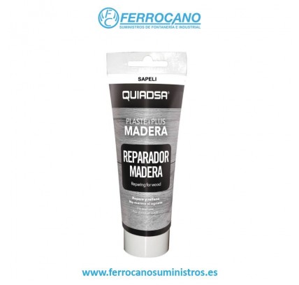 EMPLASTE AL AGUA MADERA 125G SAPELY