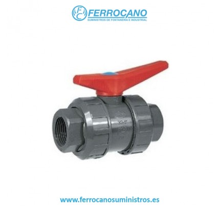 VALVULA ESFERA PVC JIMTEN R/H 1" 052236