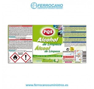 ALCOHOL LIMPIEZA PQS 1LT
