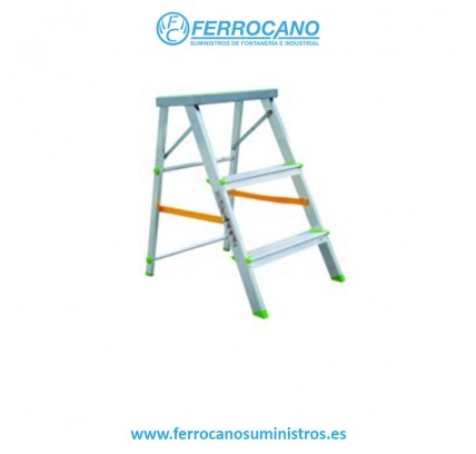 TABURETE ALUMINIO TRYUN/VIVAHOGAR 3PELD