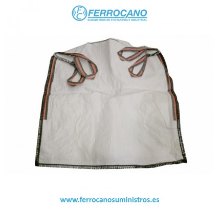 SACO ESCOMBRO RAFIA 4 ASAS 90X90X100CM 1000KG