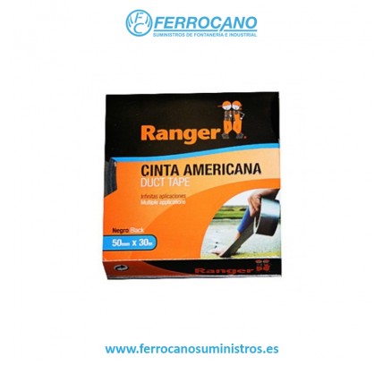 CINTA AMERICANA RANGER 50 MM X 10 METROS GRIS