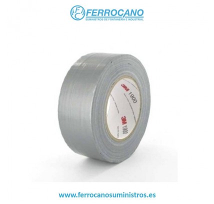 CINTA AMERICANA 3M DUCT TAPE 50MMX50MT GRIS 1900