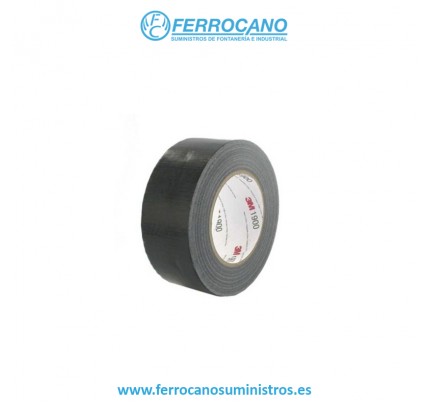 CINTA AMERICANA 3M DUCT TAPE 50MMX50M NEGRA 1900