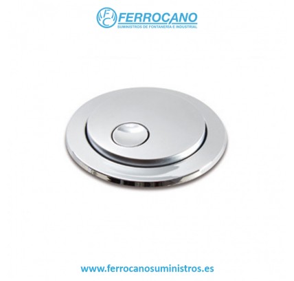 PULSADOR JIMTEN DOBLE CIRCULAR CROMO 023255