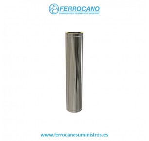 TUBO AISLADO INOX 125X500 KWT012