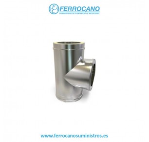 T AISLADA INOX 125-90º KWTN12