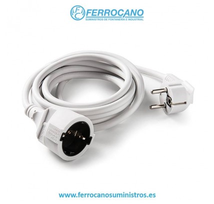 ALARGADERA VIVAHOGAR 16A 3X1.5 5M BLANCO VH136027