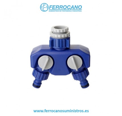 CONECTOR RIEGO TATAY 2 VIAS 2101