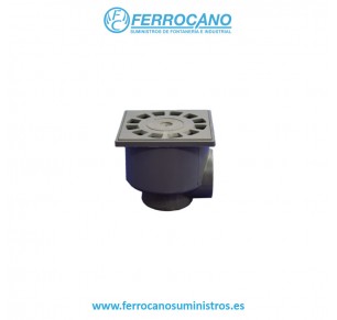 SUMIDERO TECNOAGUA T-87 10X10 50-40 S/V-H PVC 5063