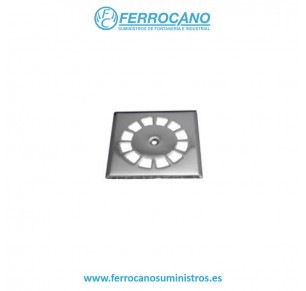 REJILLA SUMIDERO INOX TECNOAGUA T-510 10X10 50652