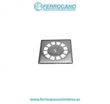 REJILLA SUMIDERO INOX TECNOAGUA T-510 10X10 50652