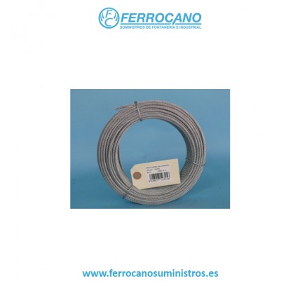 CABLE ACERO GALVANIZADO 3MM X 15 METROS