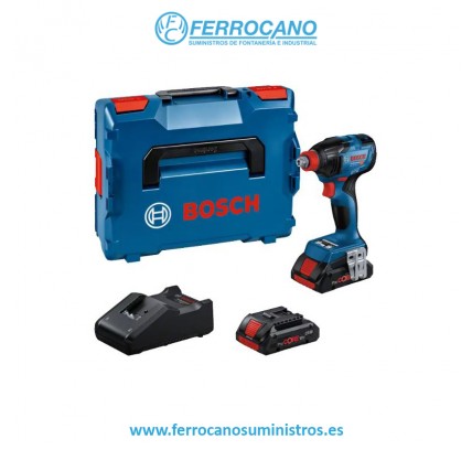 ATORNILLADOR IMPACTO BOSCH GDX 18V-210C (2X4AH+CARGADOR+MALETIN)