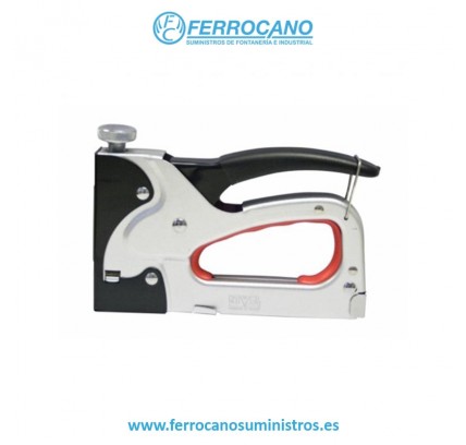 GRAPADORA MANUAL NIVEL 4 EN 1 GRAPAS 530/762 Y CLAVOS PIN 12
