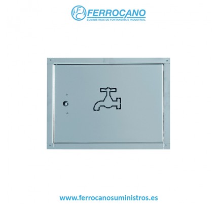 PUERTA CONTADOR AGUA 30X40 INOXIDABLE