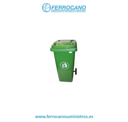 CONTENEDOR NATUUR 120LT C/RUEDAS PLASTICO 125867