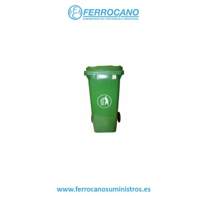 CONTENEDOR NATUUR 120LT C/RUEDAS PLASTICO 125867