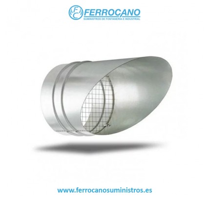 PICO FLAUTA MALLA METALICA Ø 300MM GALVANIZADO