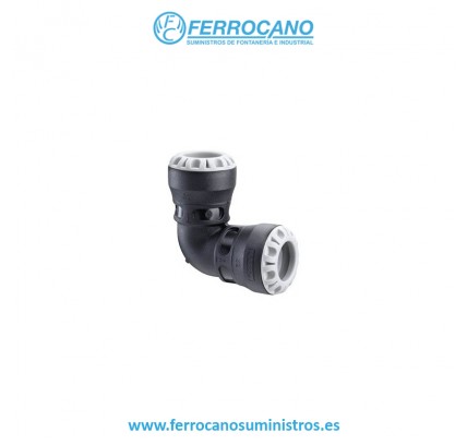 CODO FITTING PUSH-FIT PLASSON 25MM
